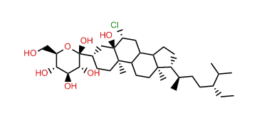 1-(6alpha-Chloro-5beta-hydroxy-5beta-stigmast-3beta-yl)-beta-D-glucopyranoside